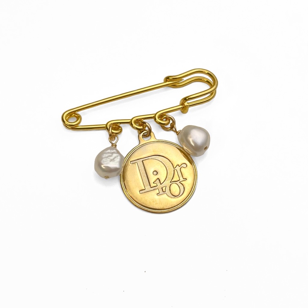 Authentic Dior Repurposed Pearl Brooch - Picture 1 of 4
